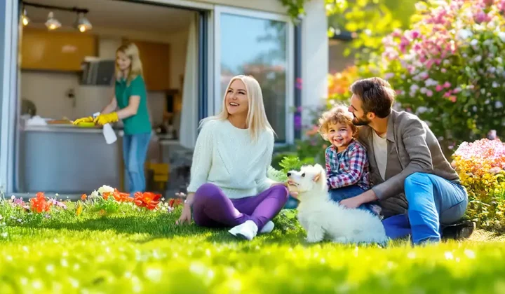 Family Spring Garden 1